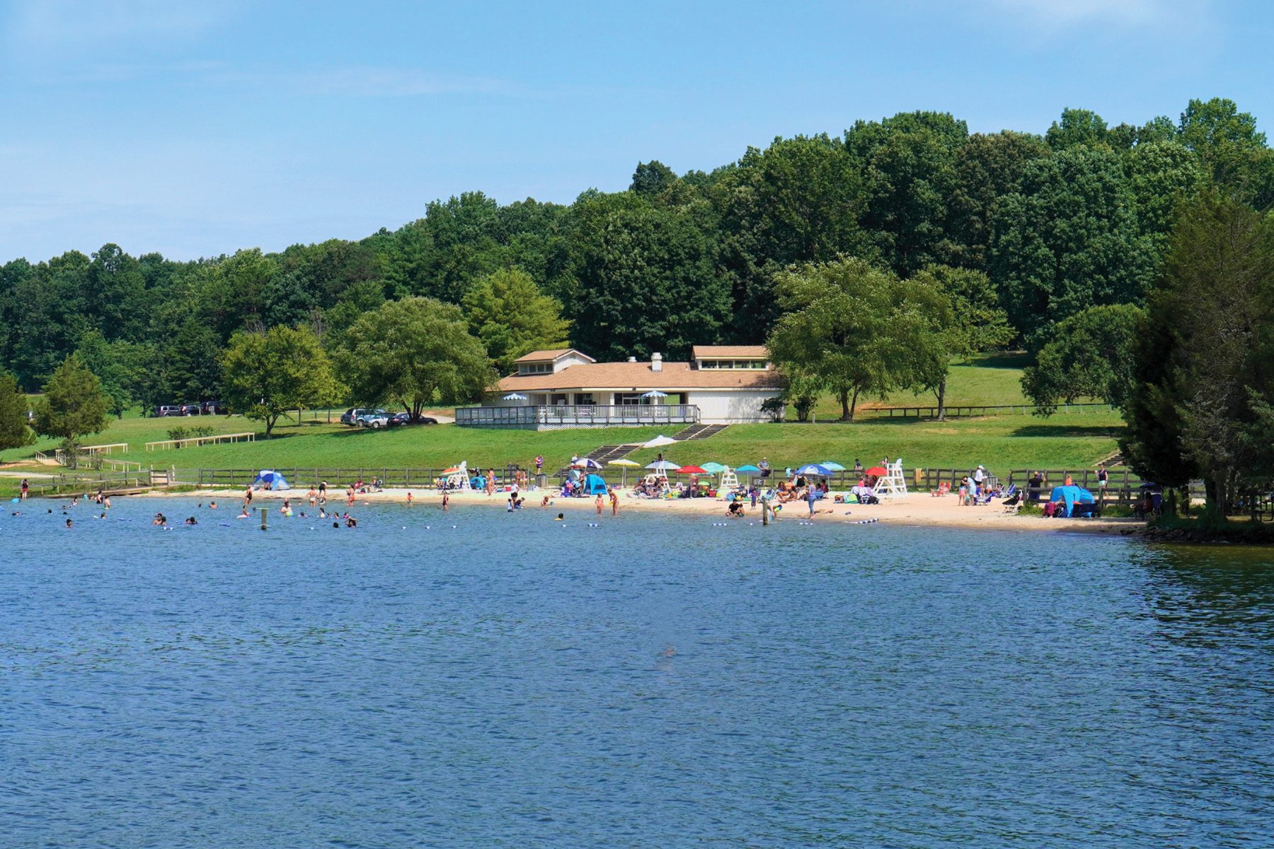 Lake Anna State Park sandy beach