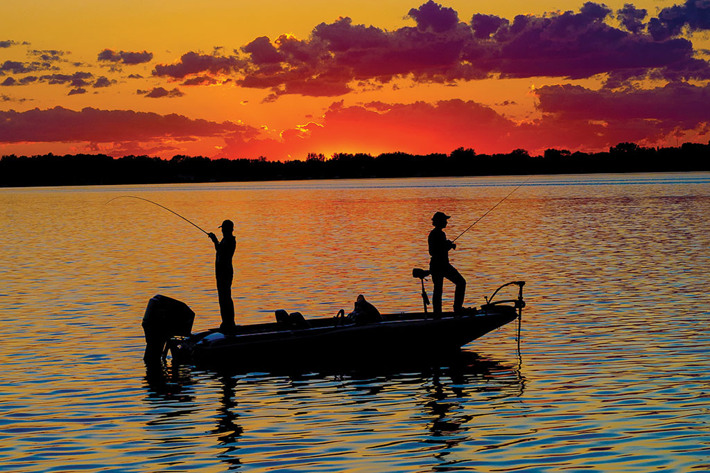 fishing on Lake Anna